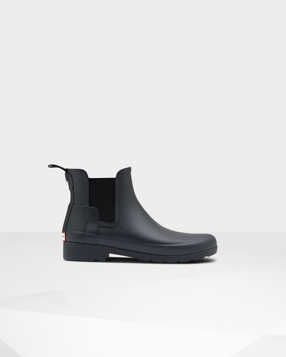 Chelsea Boots Dam - Hunter Refined Slim Fit - Svarta - 940167-EYA